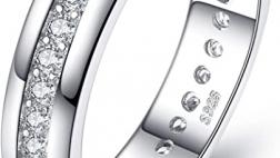 Miglior anello a fascia con diamanti