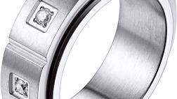 Miglior anello uomo argento fascia