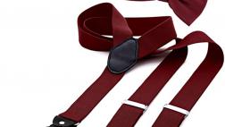 Miglior bretelle e papillon bordeaux
