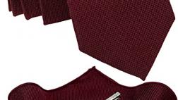 Miglior cravatta bordeaux abito blu
