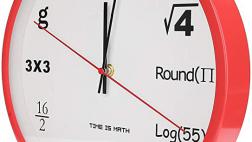 Miglior orologio con espressioni matematiche