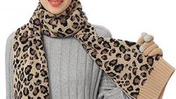 Miglior sciarpa leopardata lana