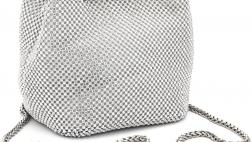 Miglior pochette strass argento